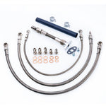 Fits RB20DET RB25DET w/ GT3076R GT3582R B.B. Top Mount Oil and Water Line Kit