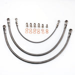 Fits SR20DET S14 S15 Garrett B.B. GT28R Turbo Oil & Water Line Kit 6AN Top Mount