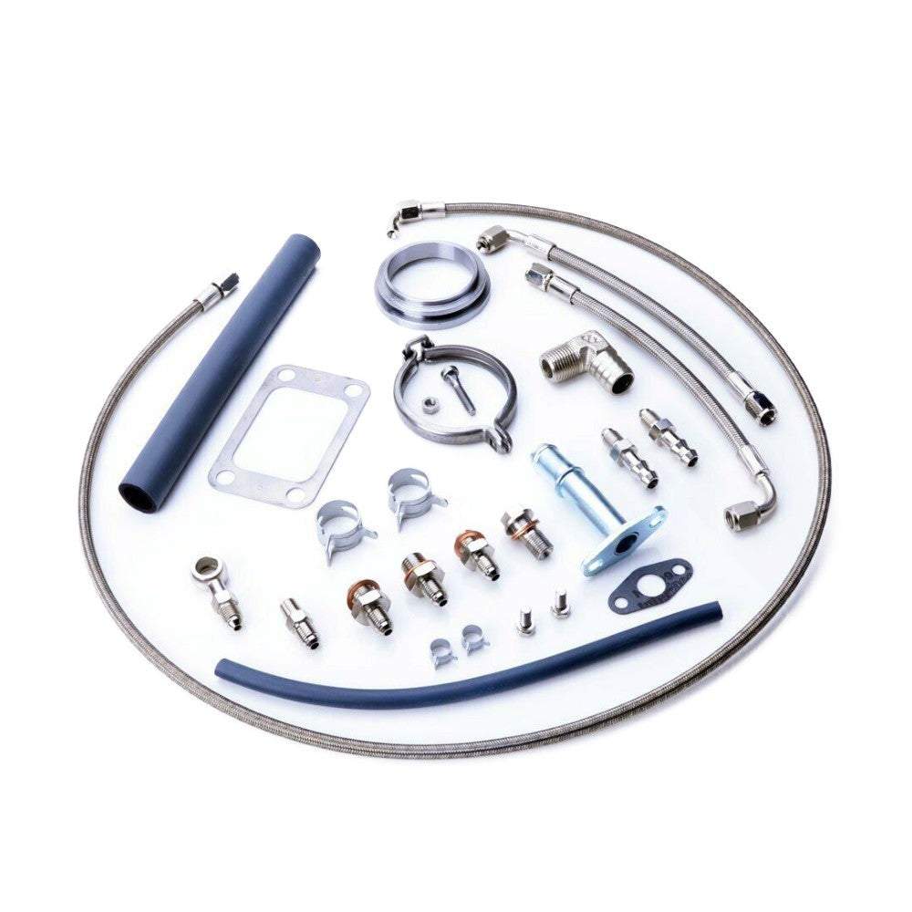 Kinugawa Turbo 3" TD05H-20G 6cm T3 2.5" V-Band Dump Pipe for Toyota Land Cruiser 1HD